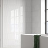 Denver White Elongated Hexagonal Urban Tile Effect - Fibo