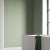 Olive Green Straight Herringbone Urban Tile Effect - Fibo