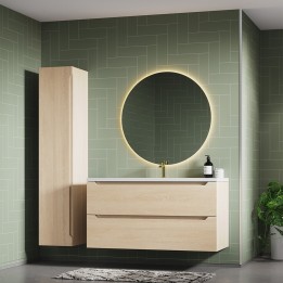 Olive Green Straight Herringbone Urban Tile Effect - Fibo