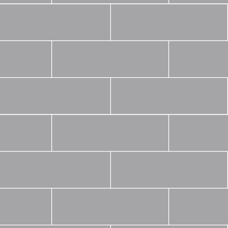 Medium Gray Metro Brick Urban Tile Effect - Fibo - Closeup