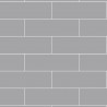 Medium Gray Metro Brick Urban Tile Effect - Fibo - Closeup