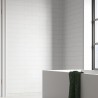 White Silk Metro Brick Urban Tile Effect - Fibo