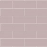 Dusky Pink Metro Brick Urban Tile Effect - Fibo - Closeup