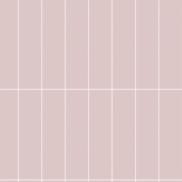 Dusky Pink Stacked Subway Brick Urban Tile Effect - Fibo - Closeup