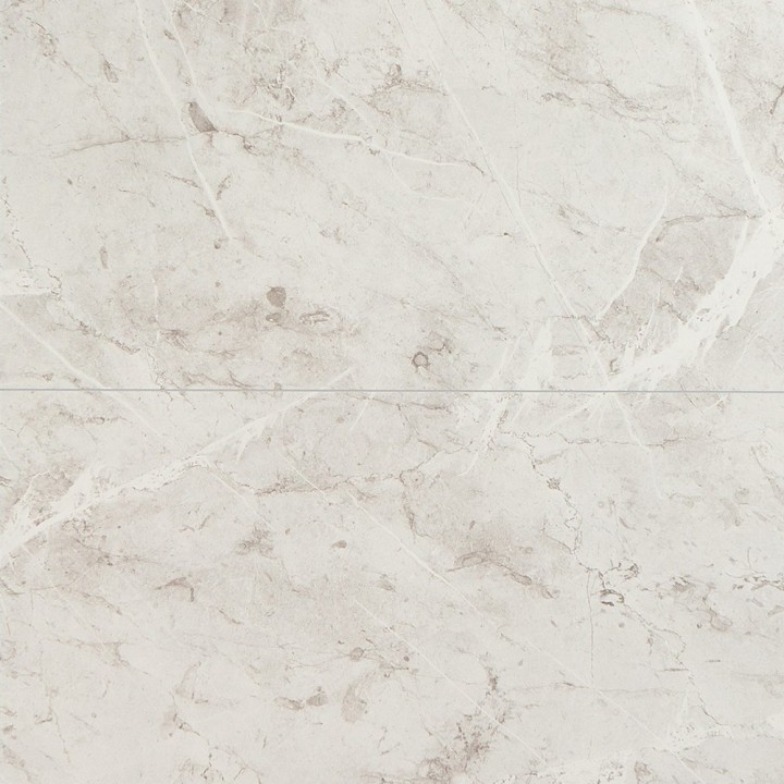 White Marble Tile Effect - Fibo - Closeup