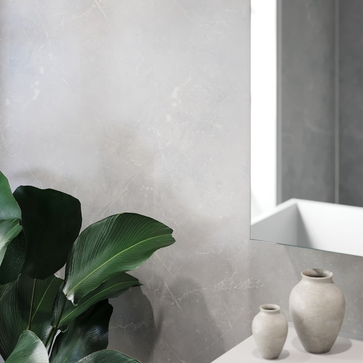 Grey Marble Effect - Fibo