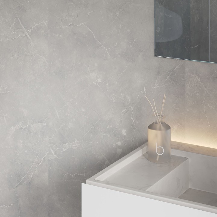 Grey Marble Effect - Fibo