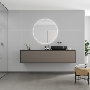 Light Grey Contemporary Tile Effect - Fibo