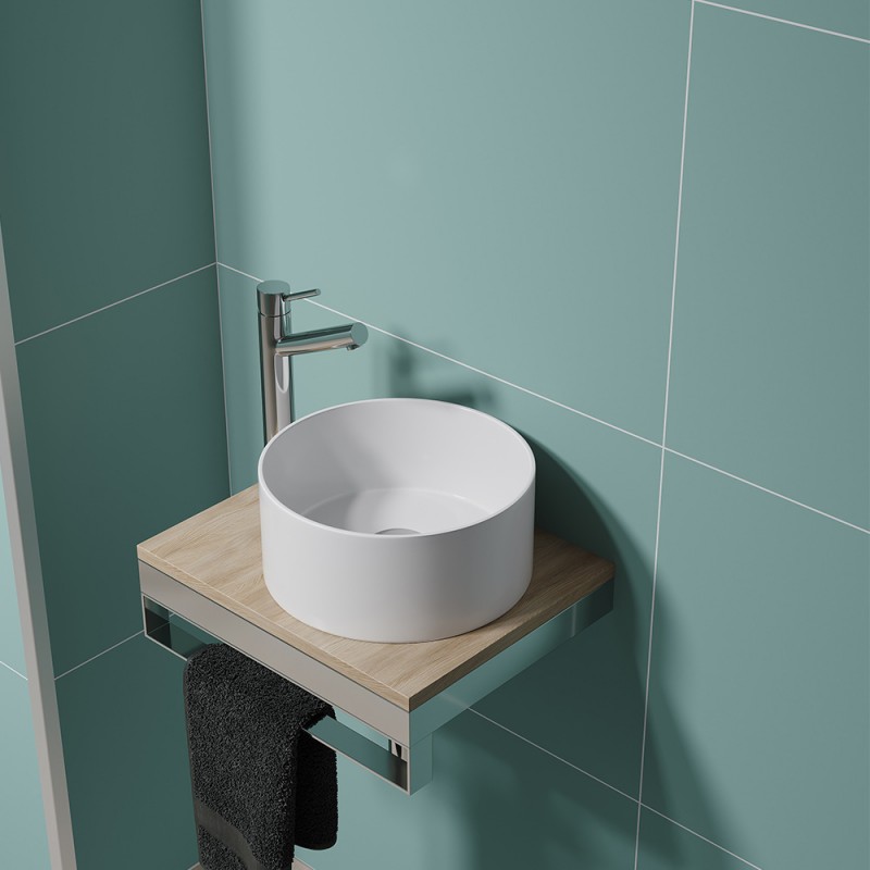 Aqua Mint Contemporary Tile Effect - Fibo