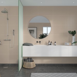 Light Sand Contemporary Tile Effect - Fibo