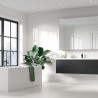 Denver White Gloss Contemporary Tile Effect - Fibo