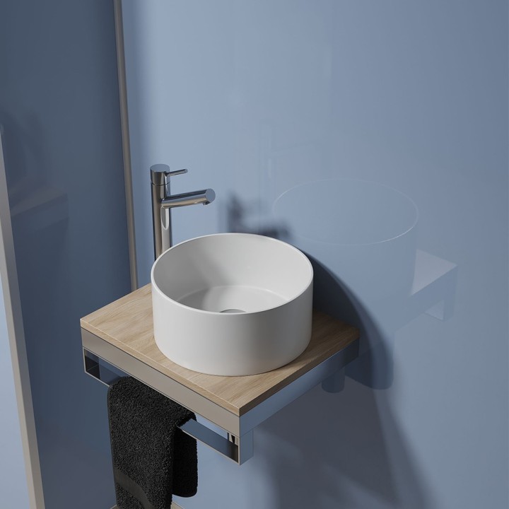 Frozen Blue Timeless Collection Fibo Wall Panels – Waterproof Bathroom Cladding