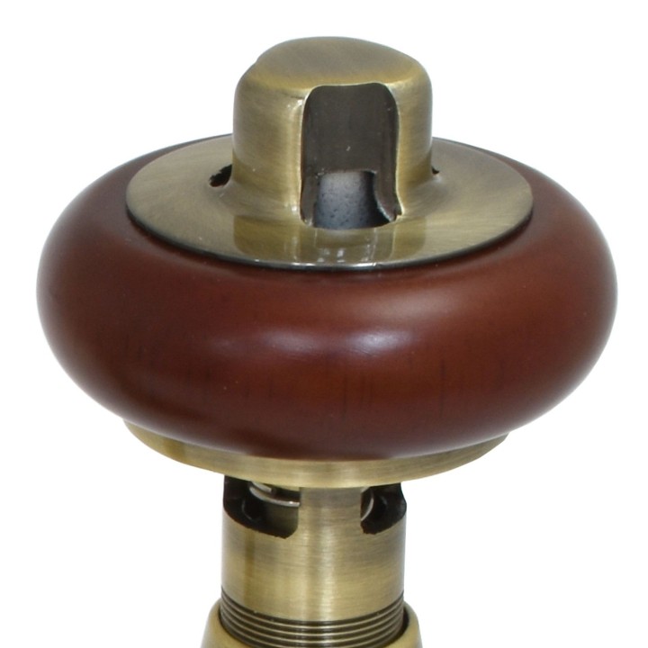 Angled Round Top Belgravia Traditional TRV Radiator Valves