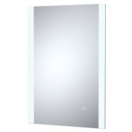 "Castor" 500mm(W) x 700mm(H) (Reversible) Ambient Lit LED Touch Sensor Mirror