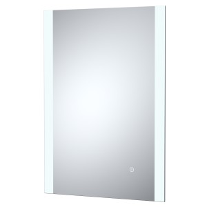 "Castor" 500mm(W) x 700mm(H) (Reversible) Ambient Lit LED Touch Sensor Mirror