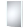 "Castor" 500mm(W) x 700mm(H) (Reversible) Ambient Lit LED Touch Sensor Mirror