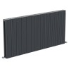 1235mm (w) x 600mm (h) "Tower Bold" Double Panel Anthracite Horizontal Aluminium Radiator (26 Extrusions)