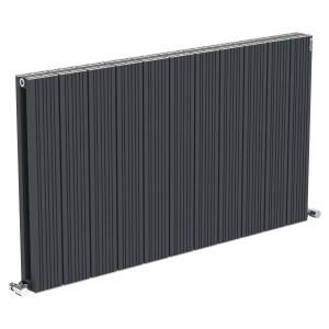 1045mm (w) x 600mm (h) "Tower Bold" Double Panel Anthracite Horizontal Aluminium Radiator (22 Extrusions)