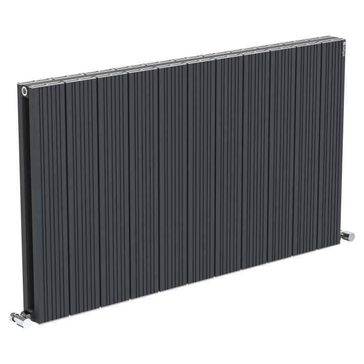 1040mm (w) x 600mm (h) Tower Bold Double Panel Anthracite Horizontal Aluminium Radiator (22 Extrusions)