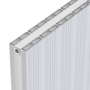 1425mm (w) x 600mm (h) "Tower Bold" Double Panel White Horizontal Aluminium Radiator (30 Extrusions)