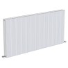 1235mm (w) x 600mm (h) "Tower Bold" Double Panel White Horizontal Aluminium Radiator (26 Extrusions)