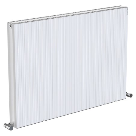 855mm (w) x 600mm (h) "Tower Bold" Double Panel White Horizontal Aluminium Radiator (18 Extrusions)