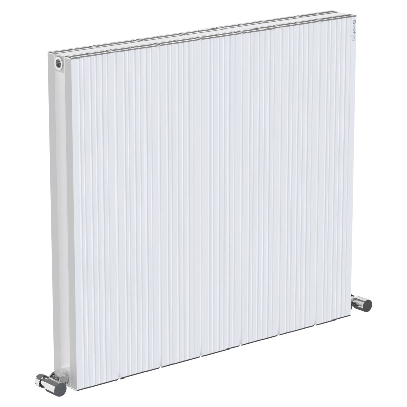 665mm (w) x 600mm (h) "Tower Bold" Double Panel White Horizontal Aluminium Radiator (14 Extrusions)