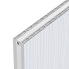 Radyal Tower Bold White Aluminium Radiator Close Up