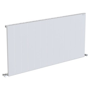 1235mm (w) x 600mm (h) "Tower" Single Panel White Horizontal Aluminium Radiator (13 Extrusions)