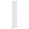 380mm (w) x 1800mm (h) "Tower" Single Panel White Vertical Aluminium Radiator (4 Extrusions)