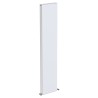 380mm (w) x 1800mm (h) "Tower" Double Panel White Vertical Aluminium Radiator (8 Extrusions)