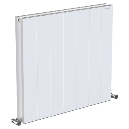 665mm (w) x 600mm (h) "Tower" Double Panel White Horizontal Aluminium Radiator (14 Extrusions)