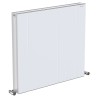 665mm (w) x 600mm (h) "Tower" Double Panel White Horizontal Aluminium Radiator (14 Extrusions)