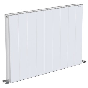 855mm (w) x 600mm (h) "Tower" Double Panel White Horizontal Aluminium Radiator (18 Extrusions)