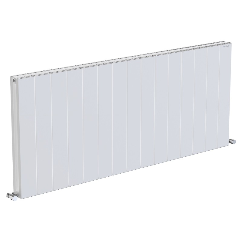 1425mm (w) x 600mm (h) "Tower" Double Panel White Horizontal Aluminium Radiator (30 Extrusions)