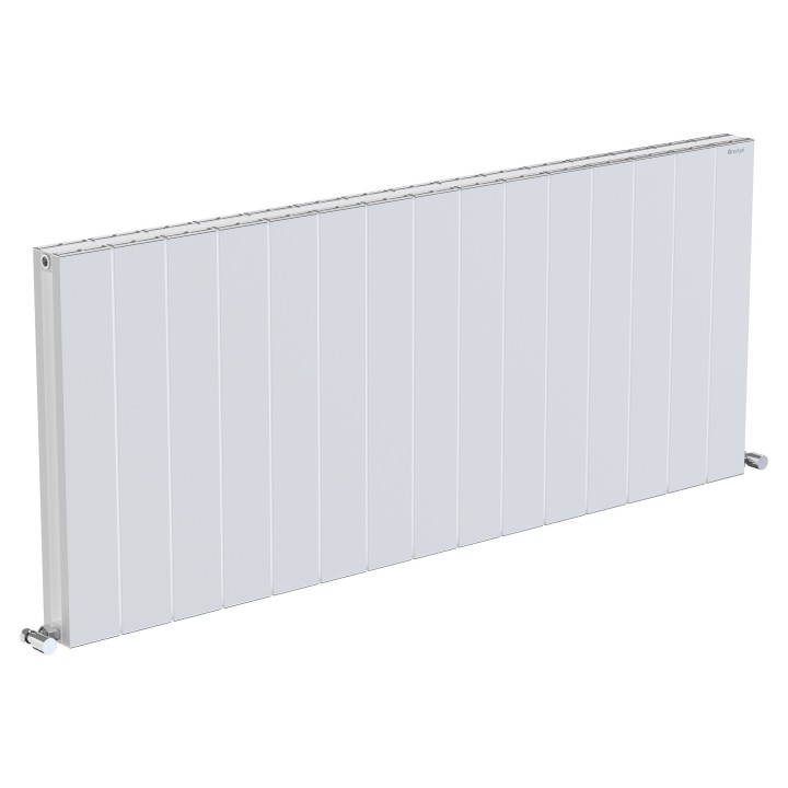 1420mm (w) x 600mm (h) Tower Double Panel White Horizontal Aluminium Radiator (30 Extrusions)