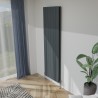 565mm (w) x 1800mm (h) "Tower Bold" Double Panel Anthracite Vertical Aluminium Radiator (12 Extrusions)