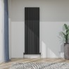 565mm (w) x 1800mm (h) "Tower" Double Panel Black Vertical Aluminium Radiator (12 Extrusions)