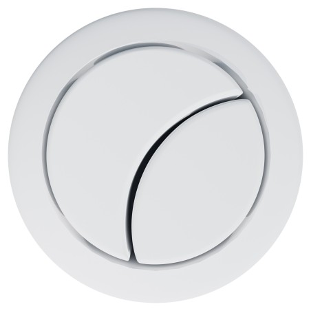 Dual Push Button Cover (Rod) - Matt White