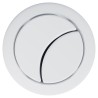 Dual Push Button Cover (Rod) - Matt White