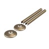 Retro FIt Pipe & Collars for Radiators Towel Rails (Pair) 14 Finishes for 15mm pipework