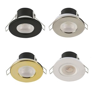 LED Dimmable Spotlights Downlights IP65 Waterproof – 4 Bezel Colour Options