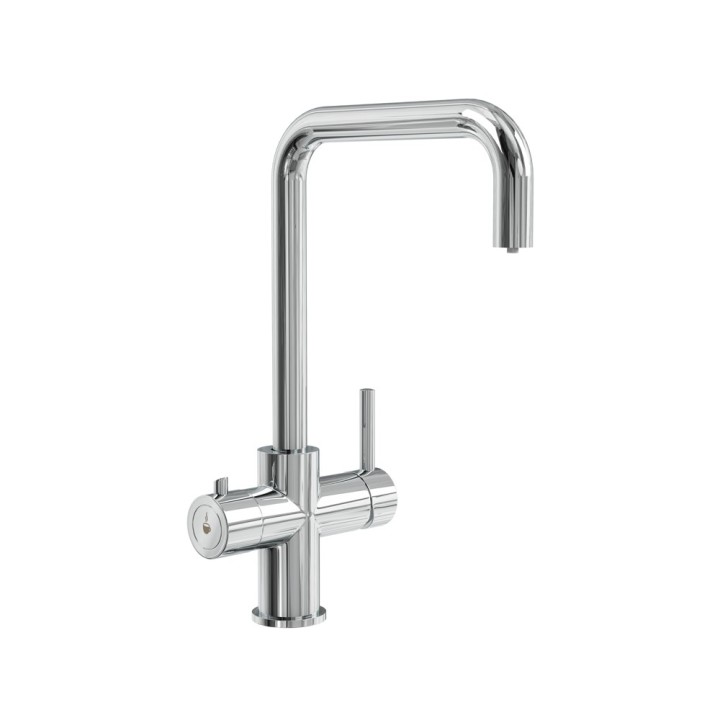 Chrome 3-in-1 Instant Boiling Water Kitchen Tap – 2.4L Digital Boiler, Filter & 360° Swivel