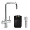 Chrome 3-in-1 Instant Boiling Water Kitchen Tap – 2.4L Digital Boiler, Filter & 360° Swivel