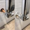 Retro FIt Pipe & Collars for Radiators Towel Rails (Pair) 14 Finishes for 15mm pipework