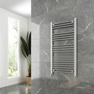 500mm (w)  x 1000mm (h) Straight Chrome Towel Rail