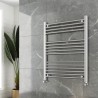 600mm (w)  x 800mm (h) "Straight Chrome" Towel Rail