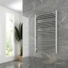 600mm (w)  x 1000mm (h) "Straight Chrome" Towel Rail