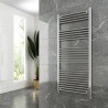 600mm (w)  x 1400mm (h) "Straight Chrome" Towel Rail