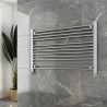 900mm (w)  x 600mm (h) "Straight Chrome" Towel Rail